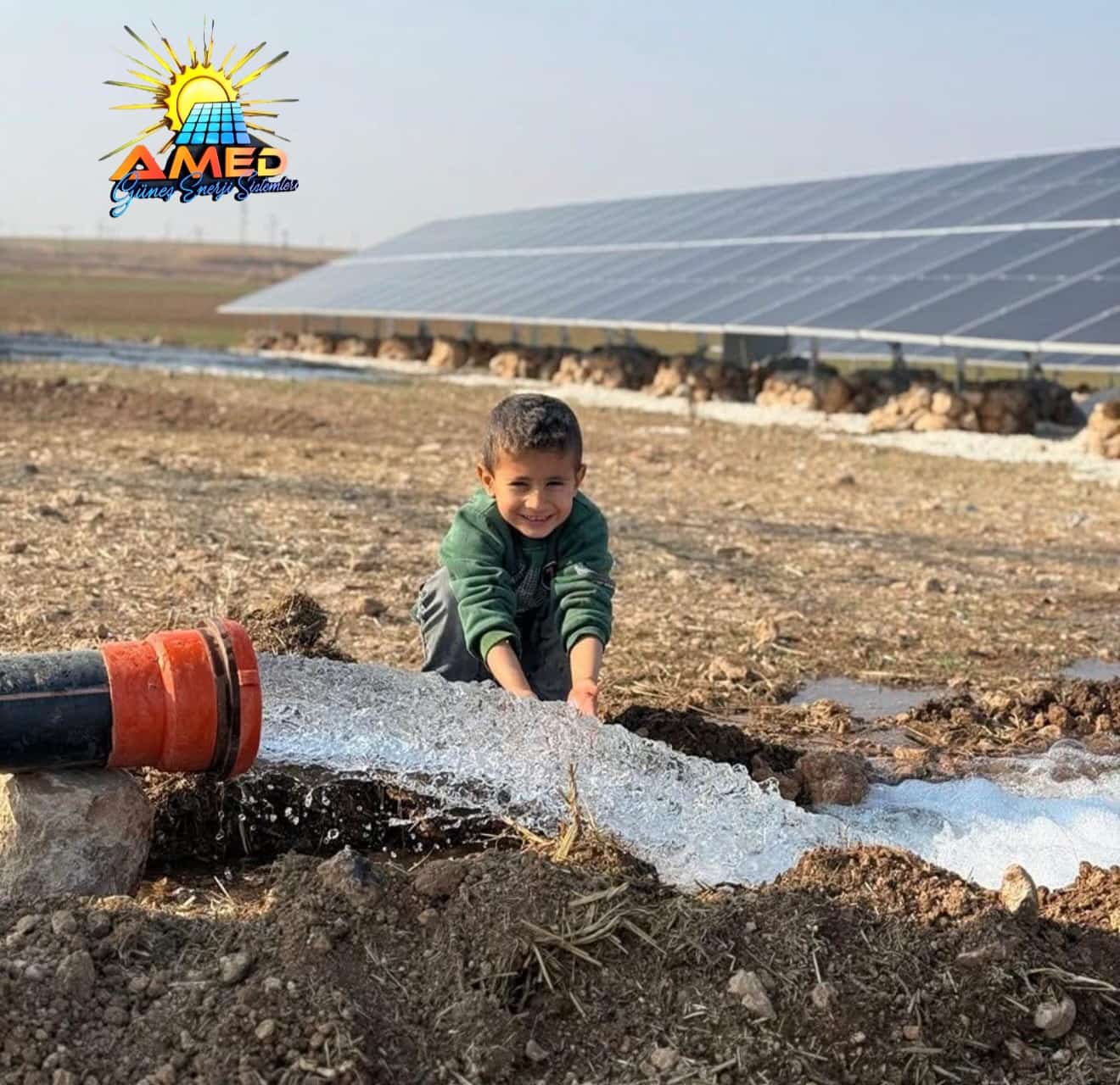 Güneş enerjili dalgıç pompa sulama